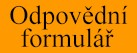 Odpovědní formulář